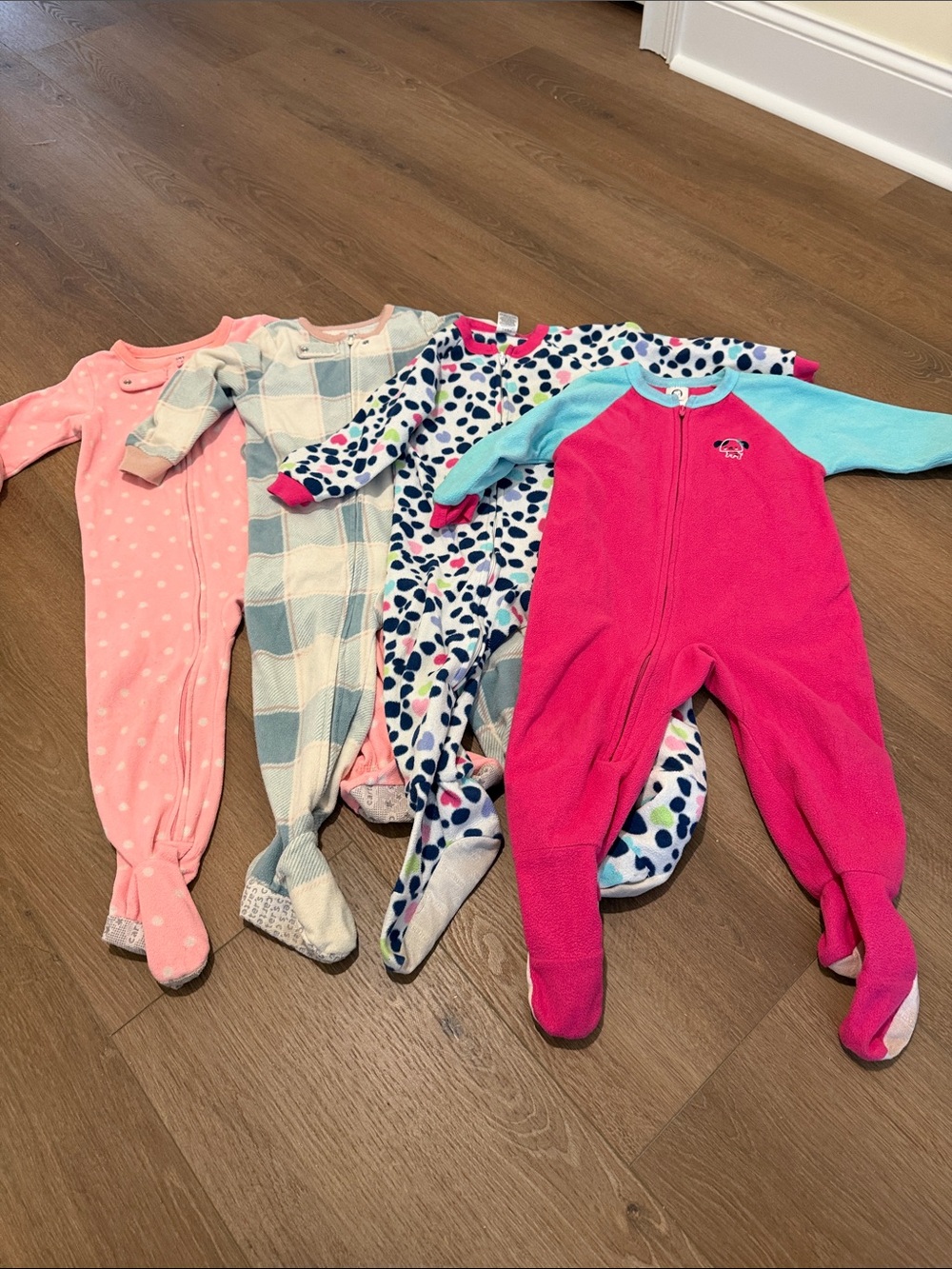 Kids One-Piece Fleece Sleepwear bundle